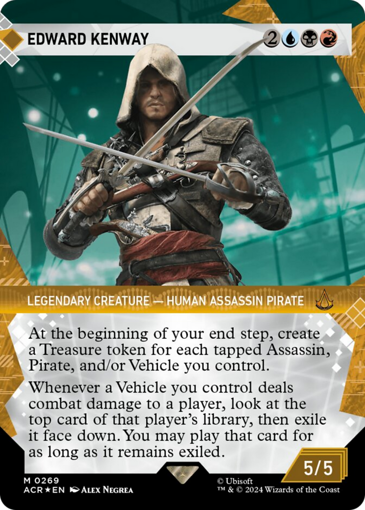 Edward Kenway (Showcase) (Textured Foil) [Assassin's Creed] | Rock City Comics