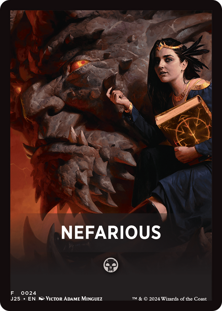 Nefarious Theme Card [Foundations Jumpstart Front Cards] | Rock City Comics