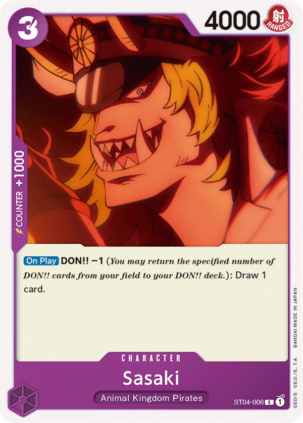 Sasaki [Starter Deck: Animal Kingdom Pirates] | Rock City Comics