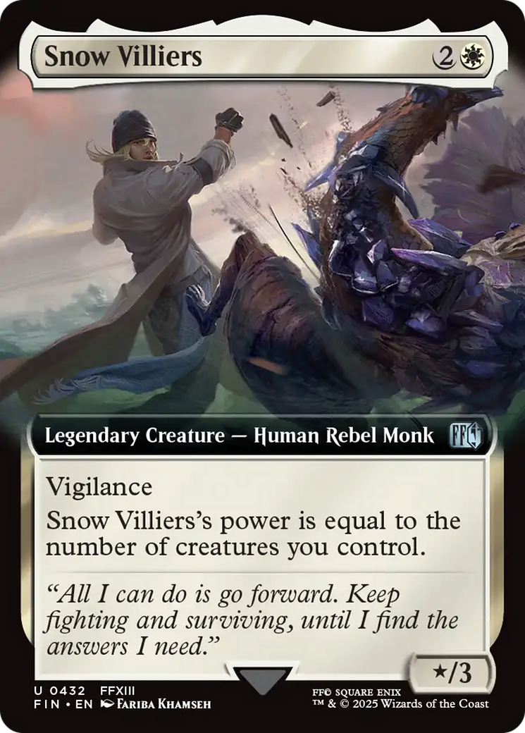 Snow Villiers (Extended Art) [FINAL FANTASY] | Rock City Comics