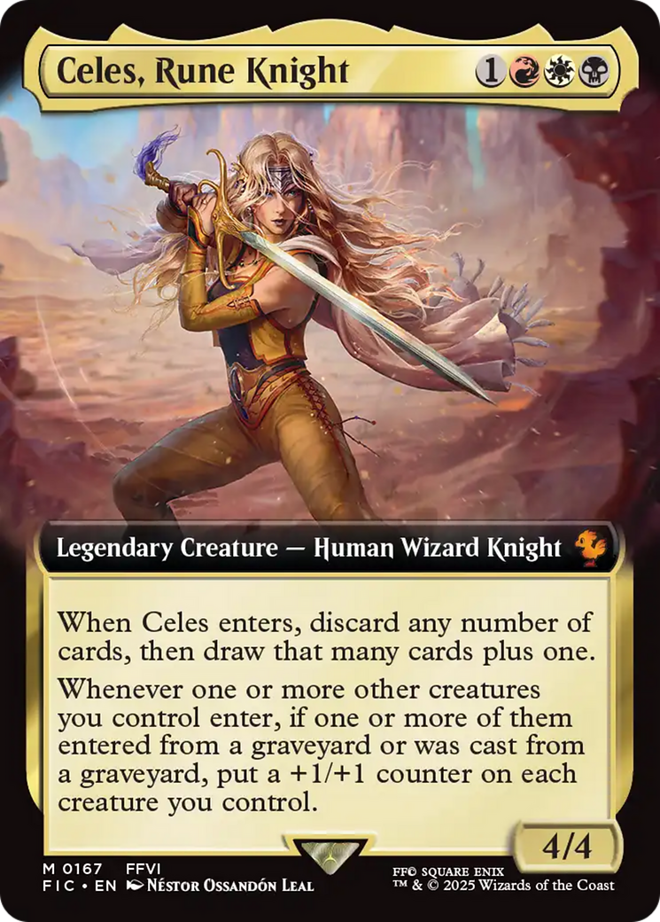 Celes, Rune Knight (Extended Art) [FINAL FANTASY Commander] | Rock City Comics