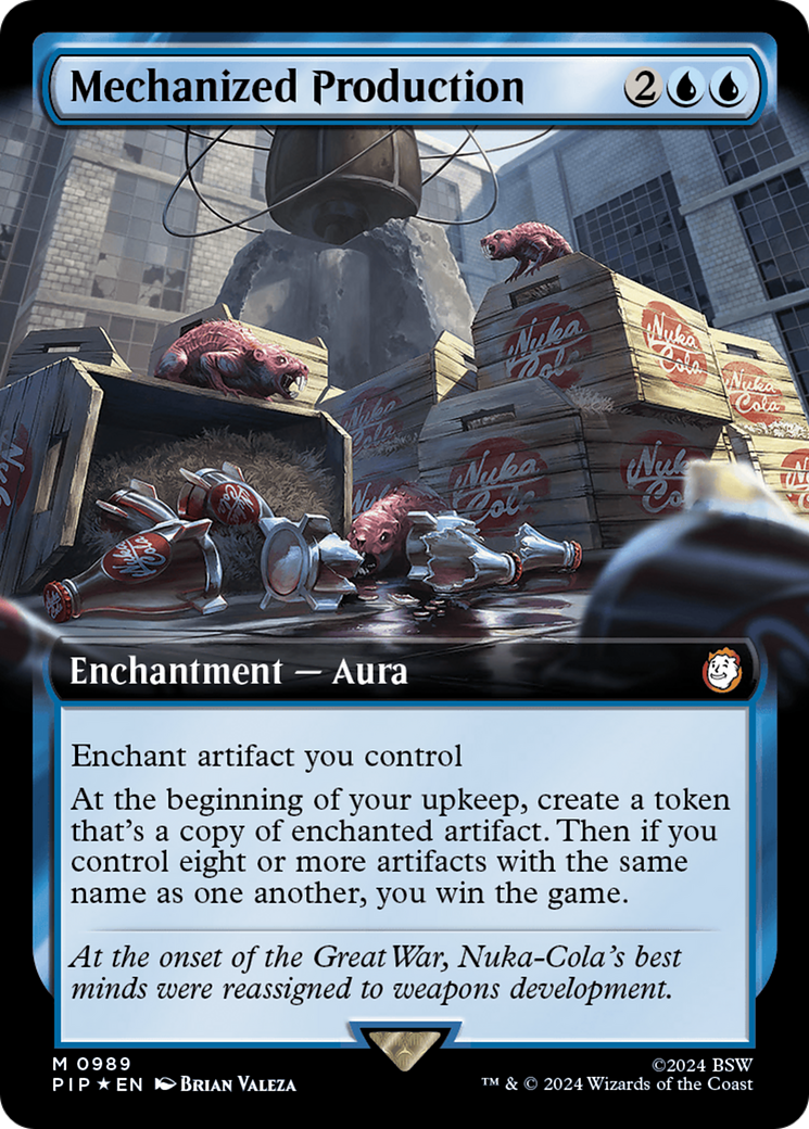 Mechanized Production (Extended Art) (Surge Foil) [Fallout] | Rock City Comics