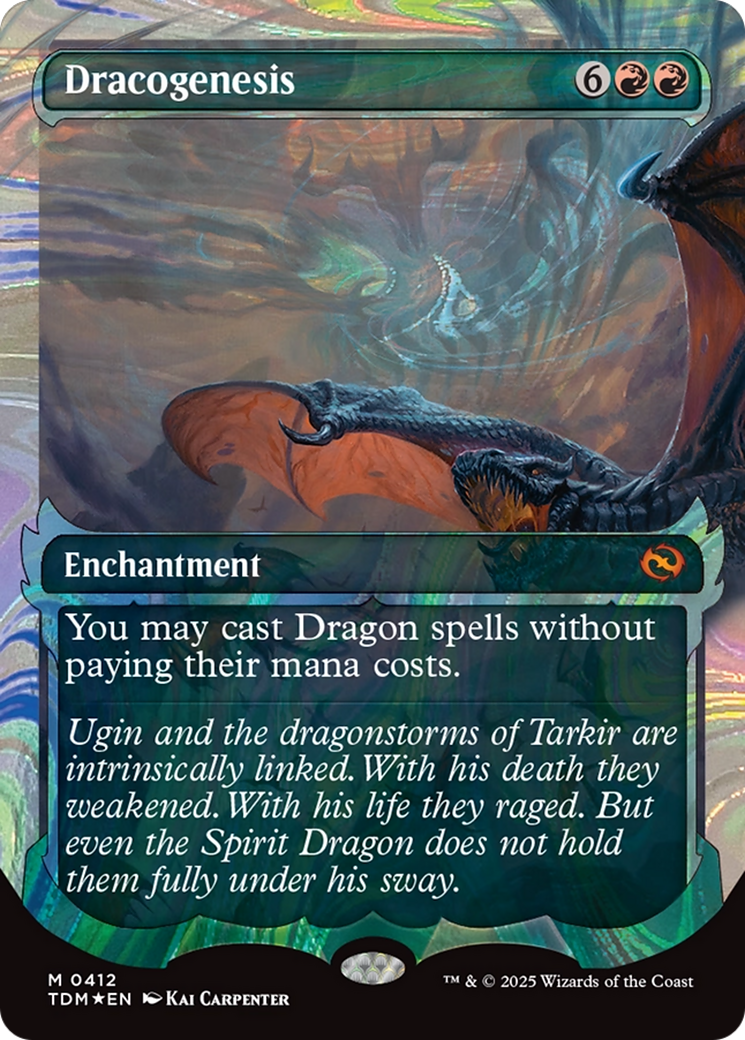 Dracogenesis (0412) (Showcase) (Halo Foil) [Tarkir: Dragonstorm] | Rock City Comics