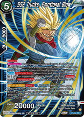 SS2 Trunks, Emotional Blow (Championship Selection Pack 2023 Vol.1) (Gold-Stamped) (P-454) [Tournament Promotion Cards] | Rock City Comics