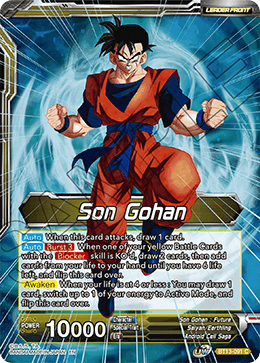 Son Gohan // 	SS Son Gohan, Hope of the Resistance (Common) (BT13-091) [Supreme Rivalry] | Rock City Comics