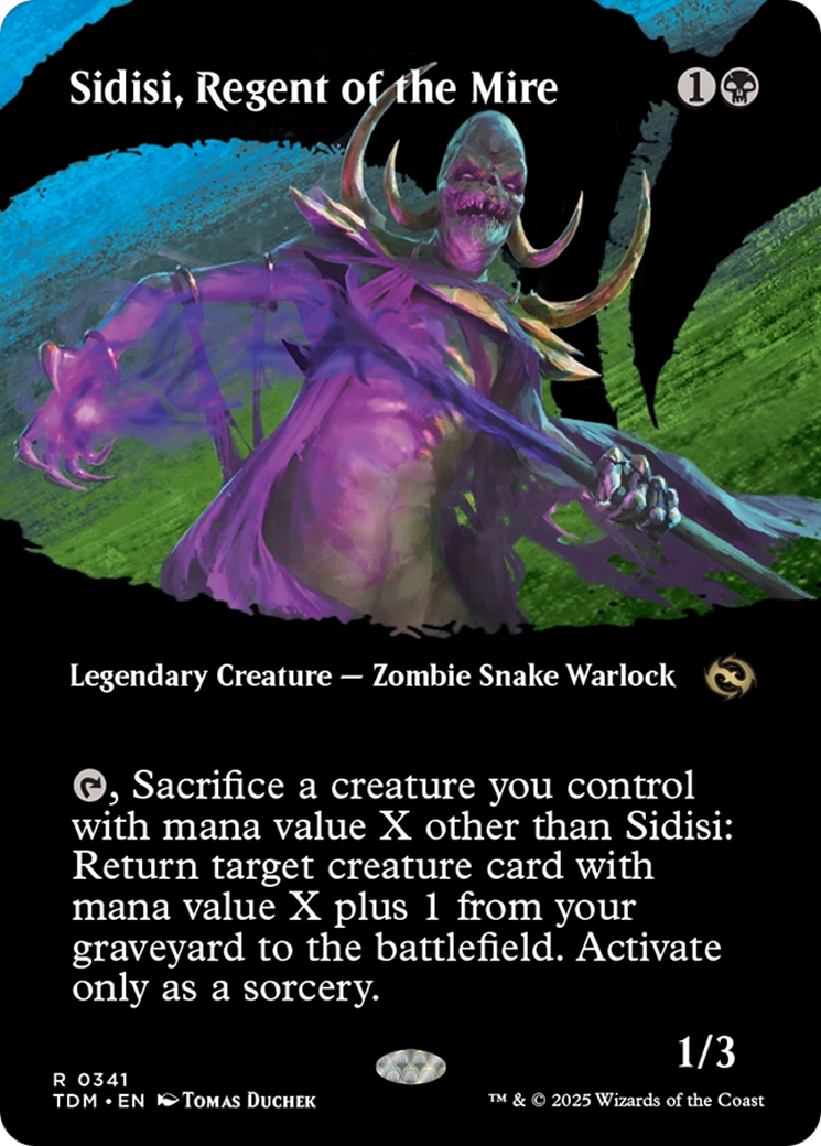 Sidisi, Regent of the Mire (Borderless) [Tarkir: Dragonstorm] | Rock City Comics
