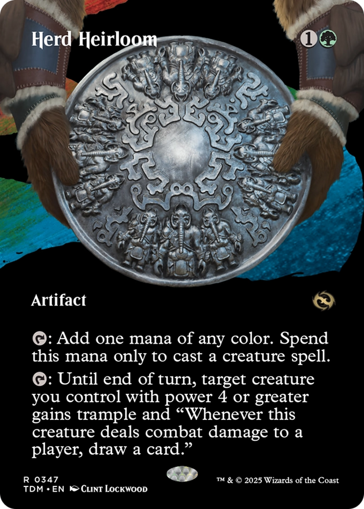 Herd Heirloom (Borderless) [Tarkir: Dragonstorm] | Rock City Comics