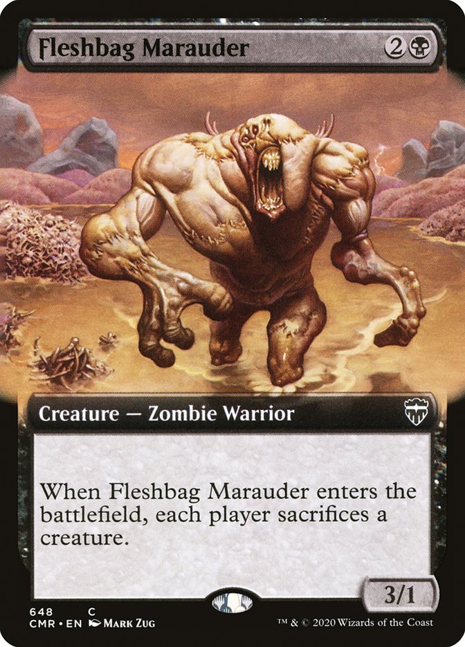 Fleshbag Marauder (Extended Art) [Commander Legends] | Rock City Comics