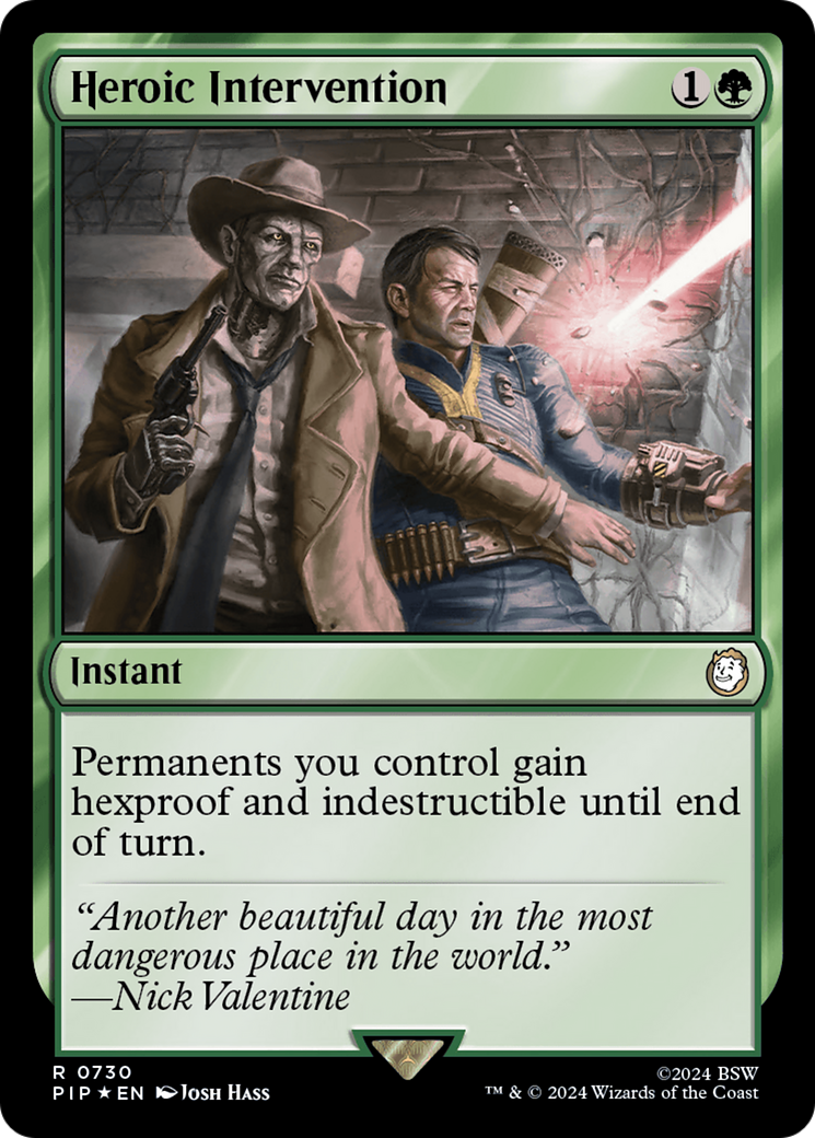Heroic Intervention (Surge Foil) [Fallout] | Rock City Comics