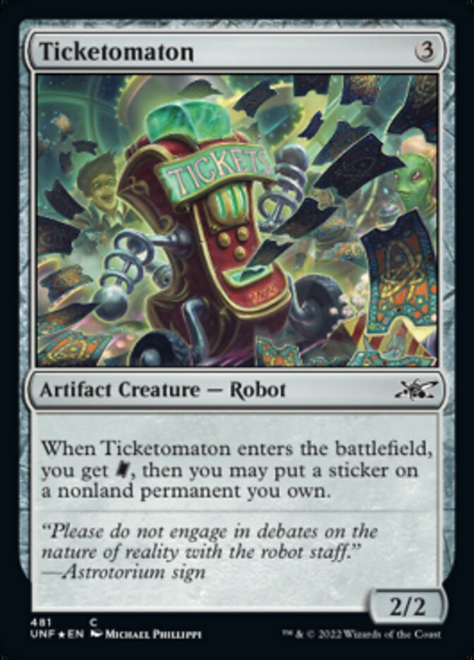 Ticketomaton (Galaxy Foil) [Unfinity] | Rock City Comics