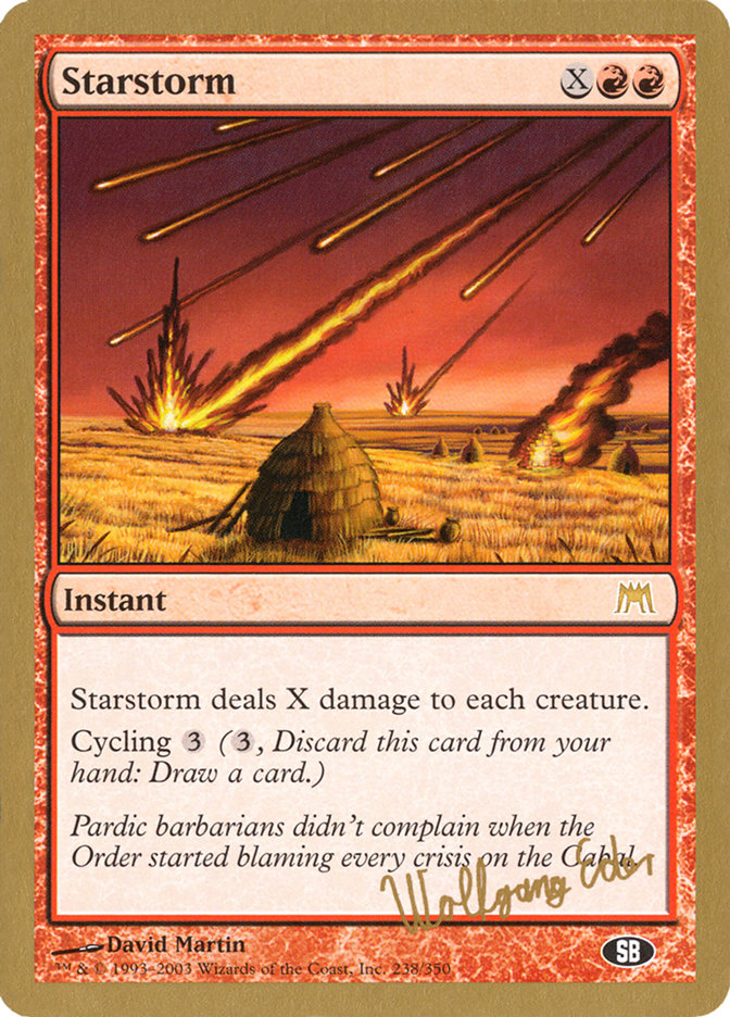 Starstorm (Wolfgang Eder) (SB) [World Championship Decks 2003] | Rock City Comics