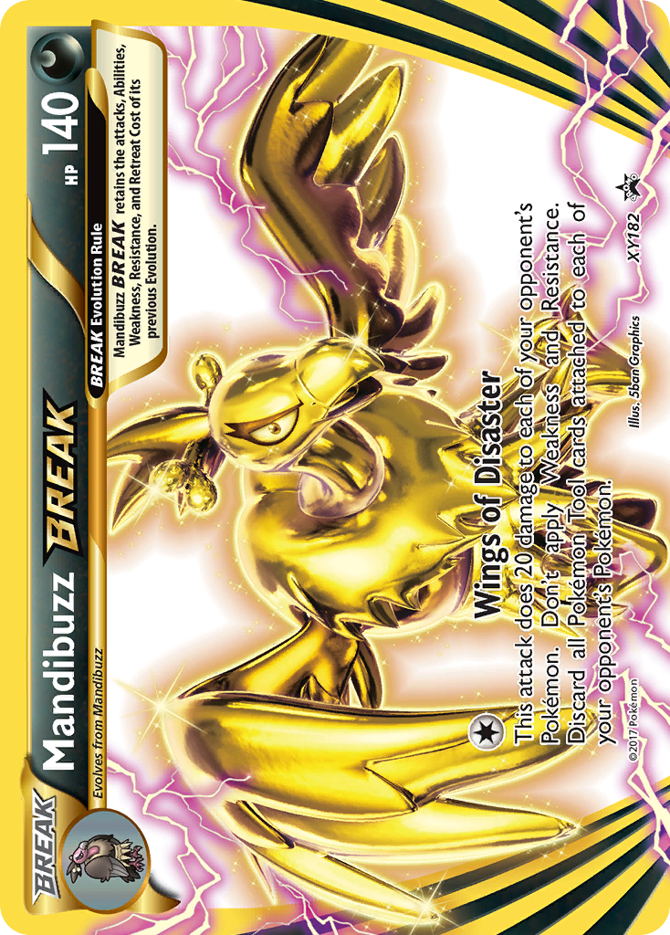 Mandibuzz BREAK (XY182) [XY: Black Star Promos] | Rock City Comics