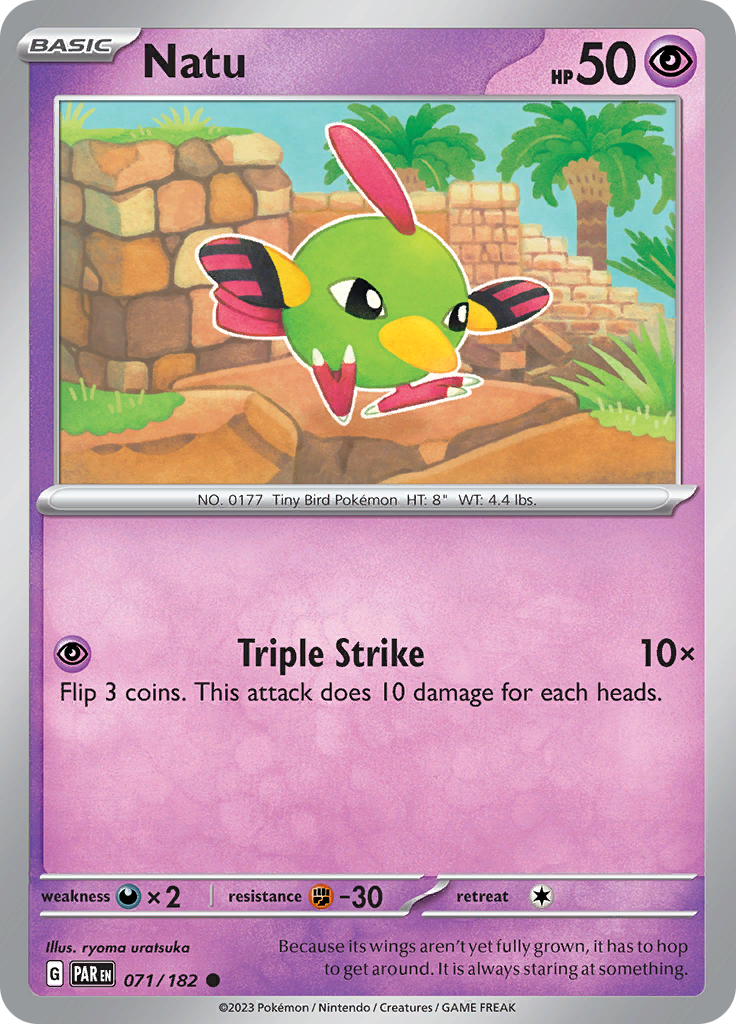 Natu (071/182) [Scarlet & Violet: Paradox Rift] | Rock City Comics