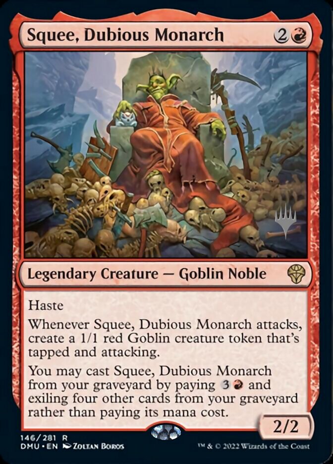 Squee, Dubious Monarch (Promo Pack) [Dominaria United Promos] | Rock City Comics