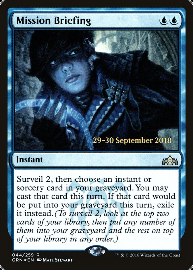 Mission Briefing [Guilds of Ravnica Prerelease Promos] | Rock City Comics