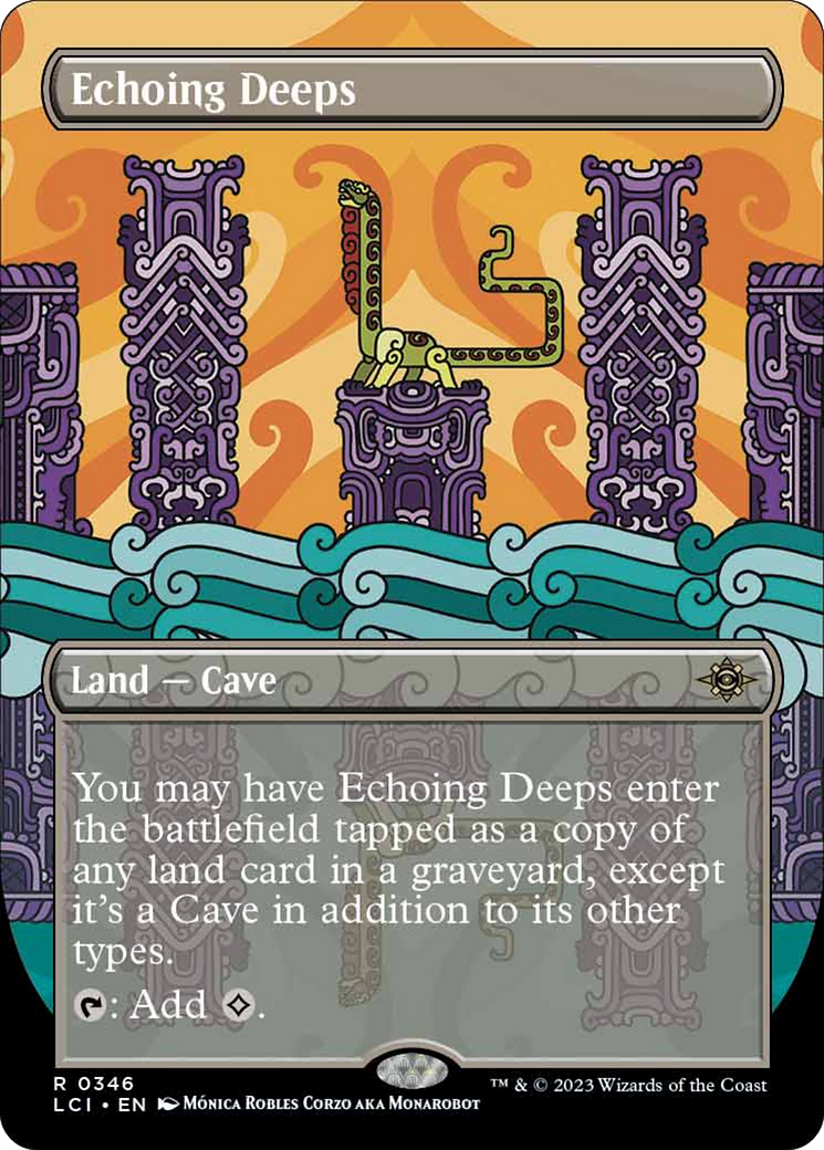 Echoing Deeps (Borderless) [The Lost Caverns of Ixalan] | Rock City Comics