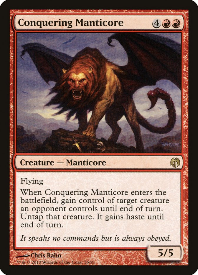 Conquering Manticore [Duel Decks: Heroes vs. Monsters] | Rock City Comics