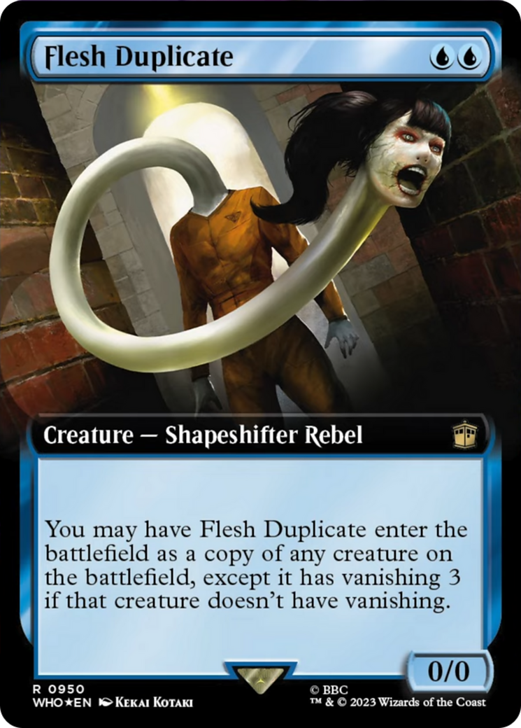 Flesh Duplicate (Extended Art) (Surge Foil) [Doctor Who] | Rock City Comics