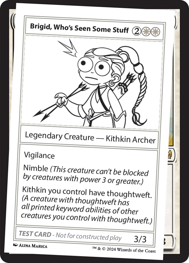 Brigid, Who's Seen Some Stuff [Mystery Booster 2 Playtest Cards] | Rock City Comics