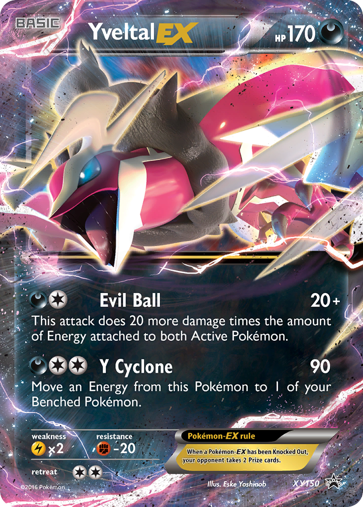 Yveltal EX (XY150) [XY: Black Star Promos] | Rock City Comics