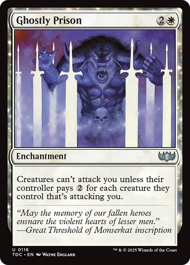 Ghostly Prison [Tarkir: Dragonstorm Commander] | Rock City Comics
