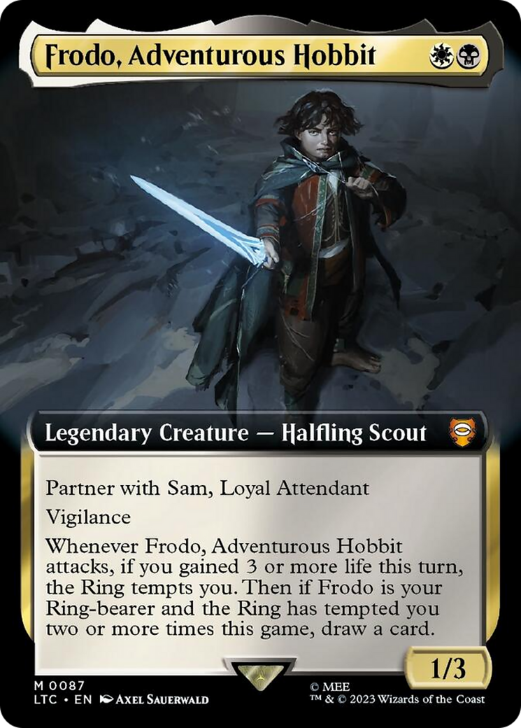 Frodo, Adventurous Hobbit (Extended Art) [The Lord of the Rings: Tales of Middle-Earth Commander] | Rock City Comics