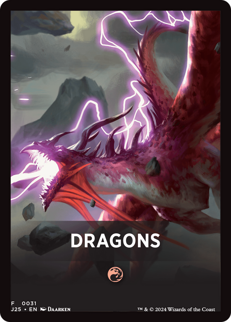 Dragons Theme Card [Foundations Jumpstart Front Cards] | Rock City Comics