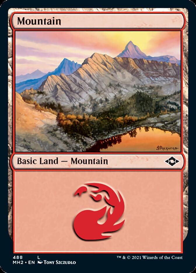 Mountain (488) (Foil Etched) [Modern Horizons 2] | Rock City Comics