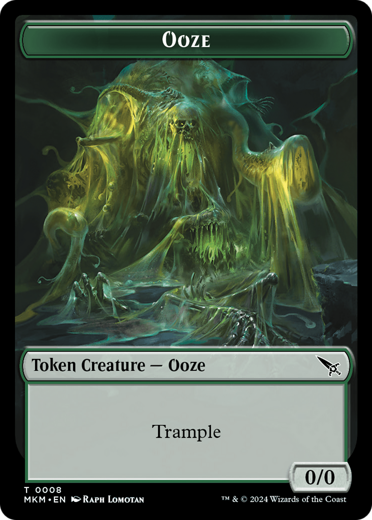 Thopter (0020) // Ooze Double-Sided Token [Murders at Karlov Manor Tokens] | Rock City Comics