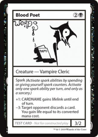 Blood Poet (2021 Edition) [Mystery Booster Playtest Cards] | Rock City Comics