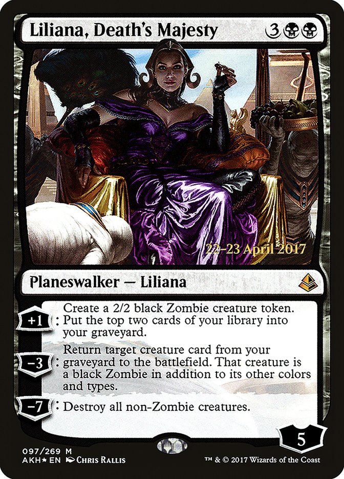 Liliana, Death's Majesty [Amonkhet Prerelease Promos] | Rock City Comics