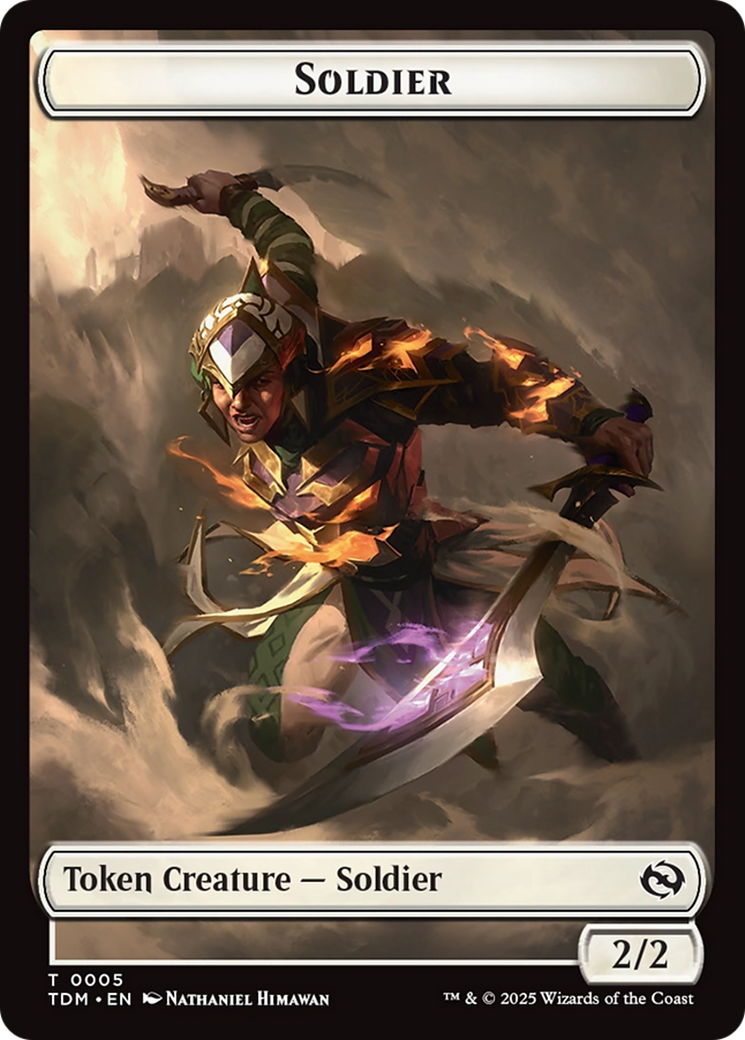 Goblin // Solider (0004) Double-Sided Token [Tarkir: Dragonstorm Commander Tokens] | Rock City Comics