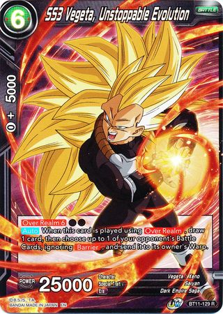 SS3 Vegeta, Unstoppable Evolution (BT11-129) [Vermilion Bloodline 2nd Edition] | Rock City Comics