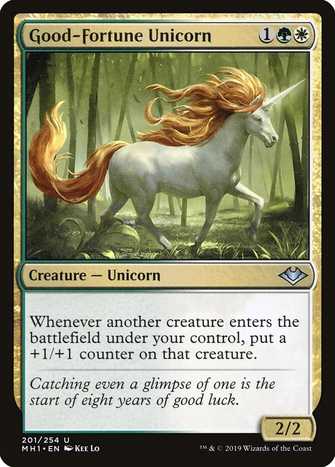 Good-Fortune Unicorn [Modern Horizons] | Rock City Comics