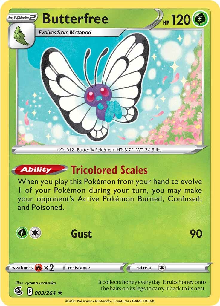 Butterfree (003/264) [Sword & Shield: Fusion Strike] | Rock City Comics