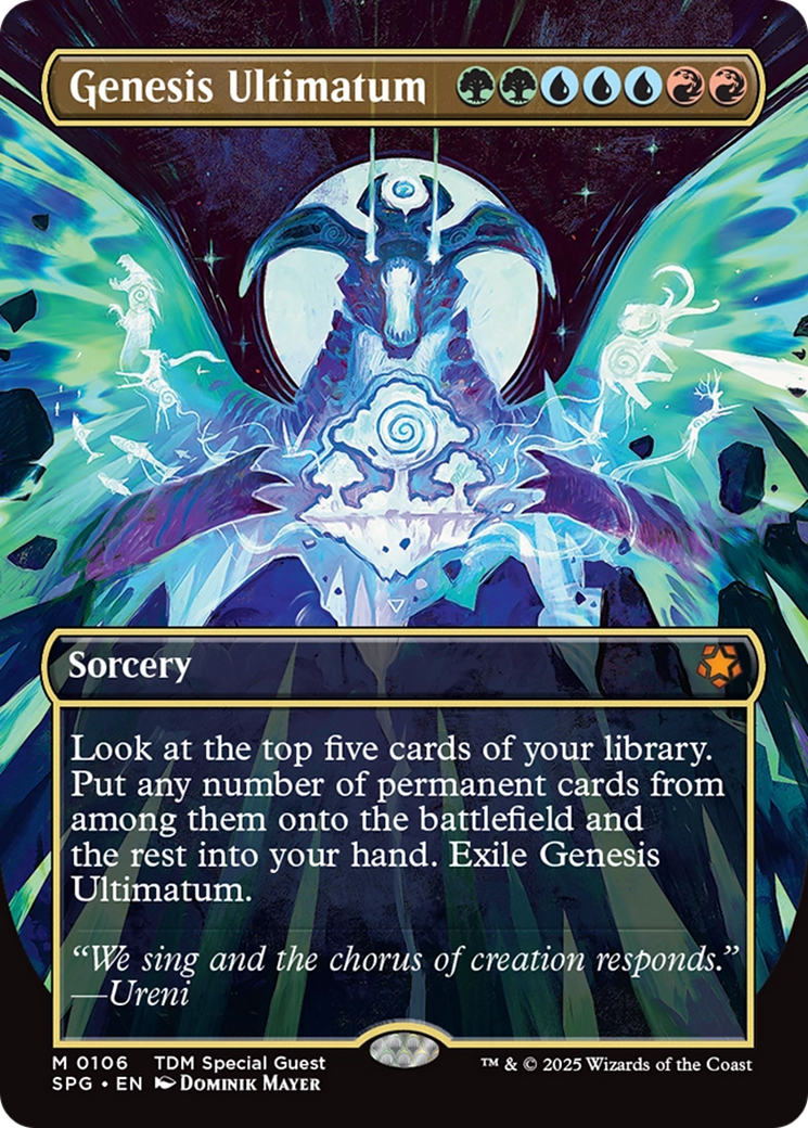 Genesis Ultimatum (Borderless) [Tarkir: Dragonstorm Special Guests] | Rock City Comics