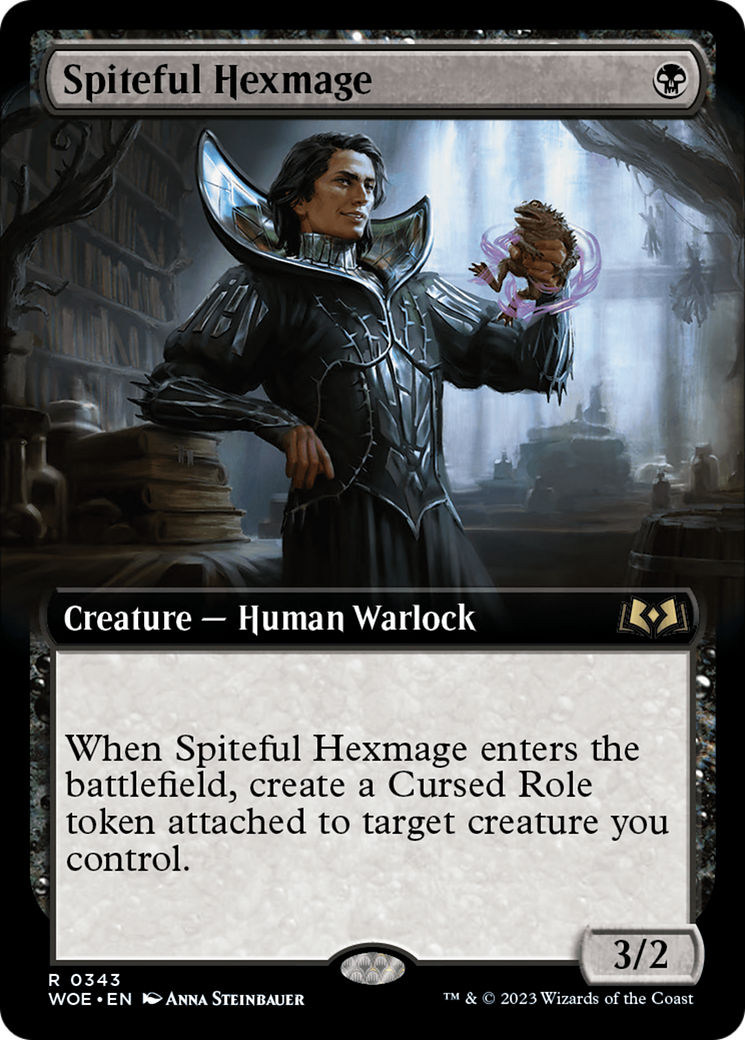 Spiteful Hexmage (Extended Art) [Wilds of Eldraine] | Rock City Comics