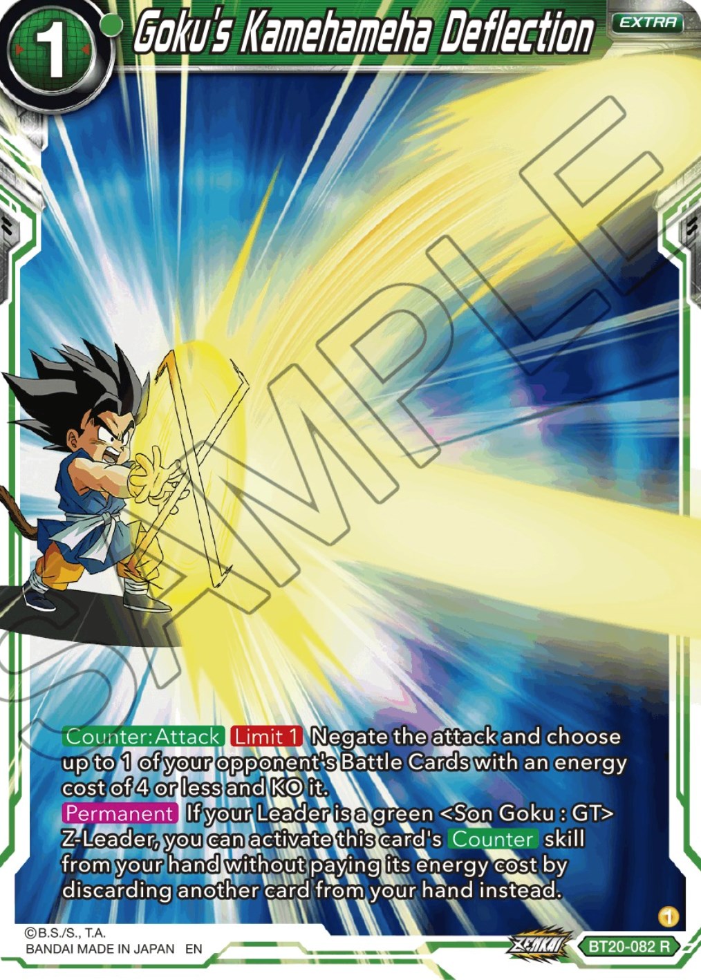 Goku's Kamehameha Deflection (BT20-082) [Power Absorbed] | Rock City Comics
