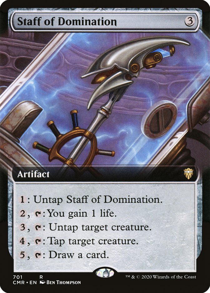 Staff of Domination (Extended Art) [Commander Legends] | Rock City Comics