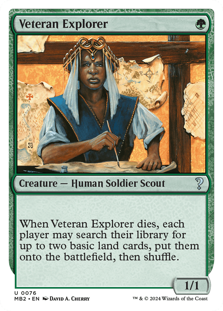 Veteran Explorer (White Border) [Mystery Booster 2] | Rock City Comics