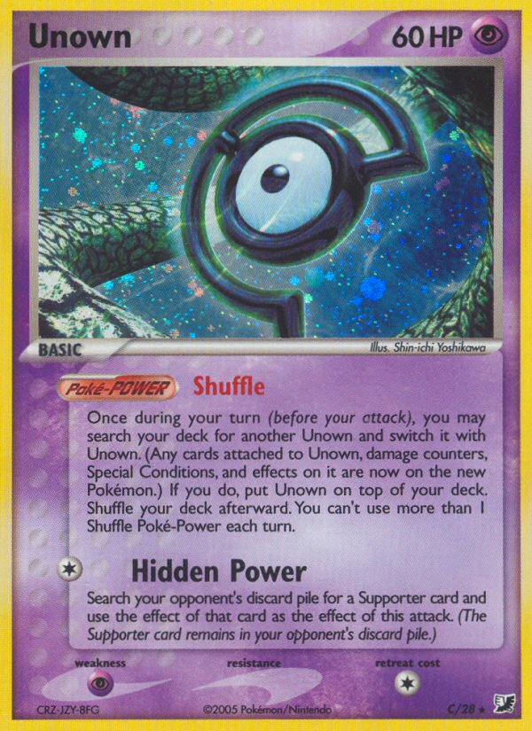 Unown (C) (C/28) [EX: Unseen Forces] | Rock City Comics