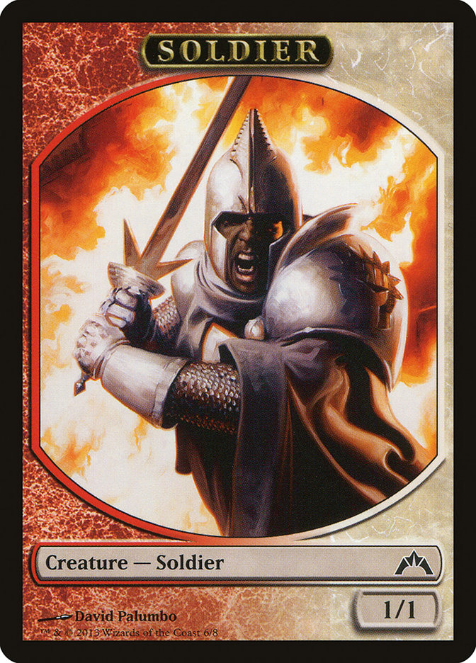 Soldier Token [Gatecrash Tokens] | Rock City Comics