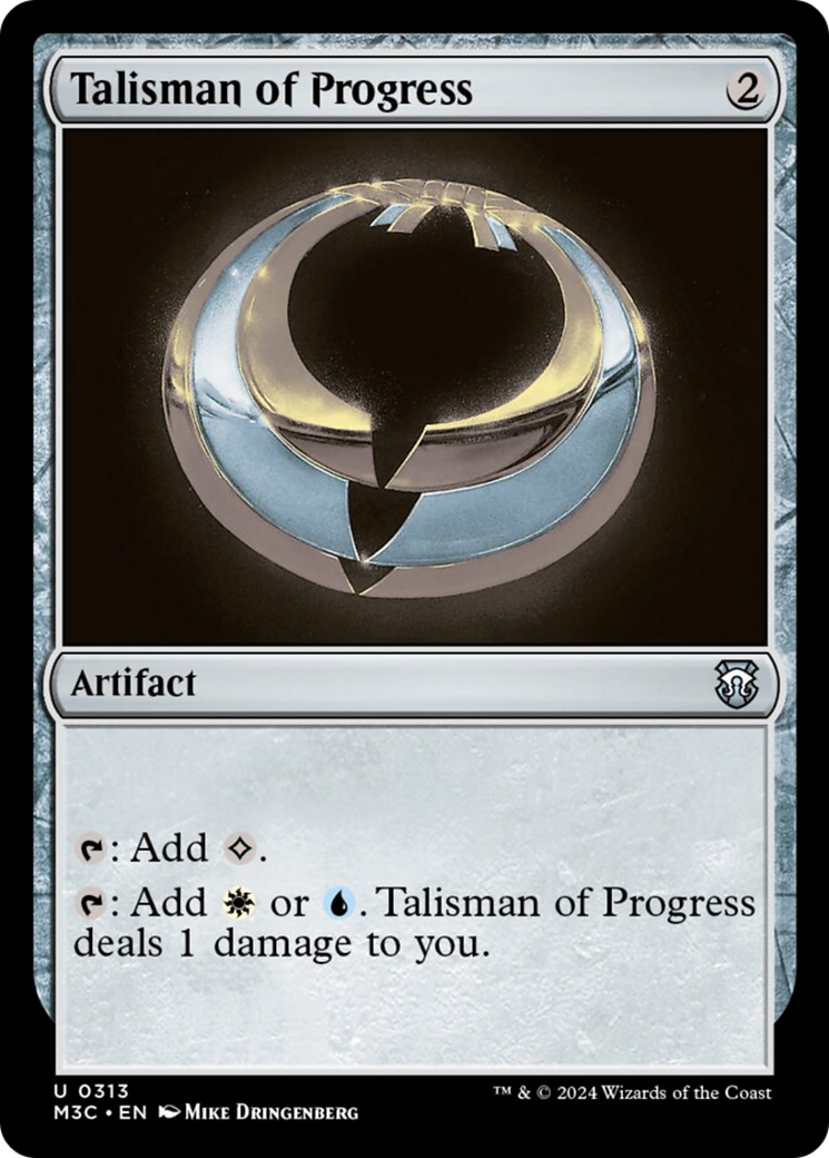 Talisman of Progress (Ripple Foil) [Modern Horizons 3 Commander] | Rock City Comics