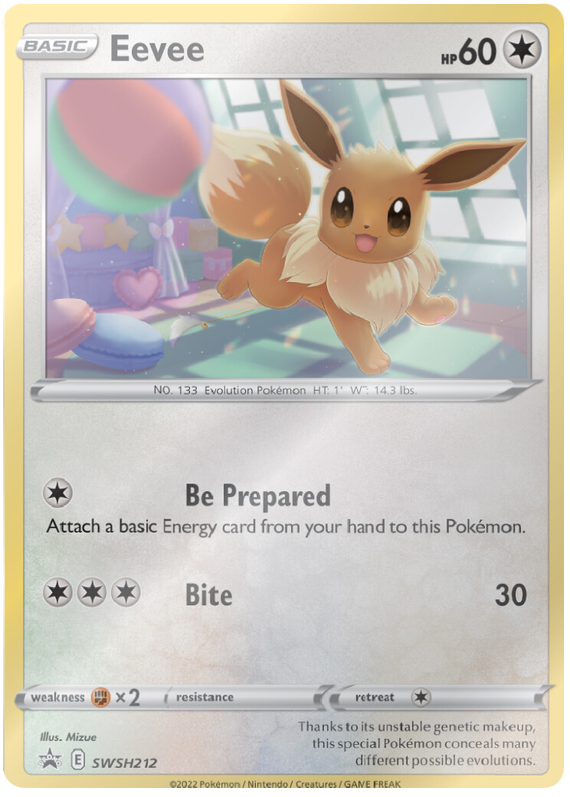 Eevee (SWSH212) [Sword & Shield: Black Star Promos] | Rock City Comics