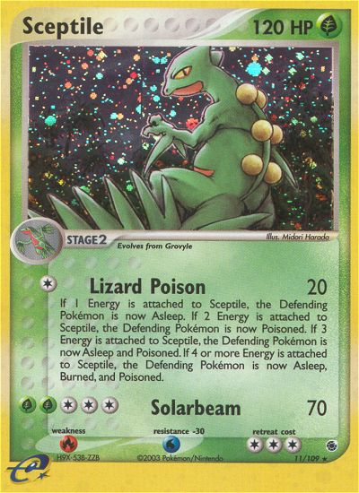 Sceptile (11/109) [EX: Ruby & Sapphire] | Rock City Comics