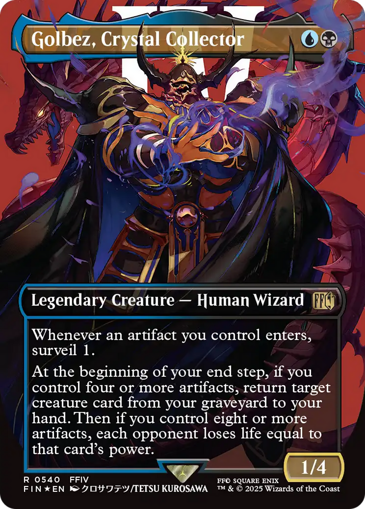 Golbez, Crystal Collector (Borderless) (Surge Foil) [FINAL FANTASY] | Rock City Comics