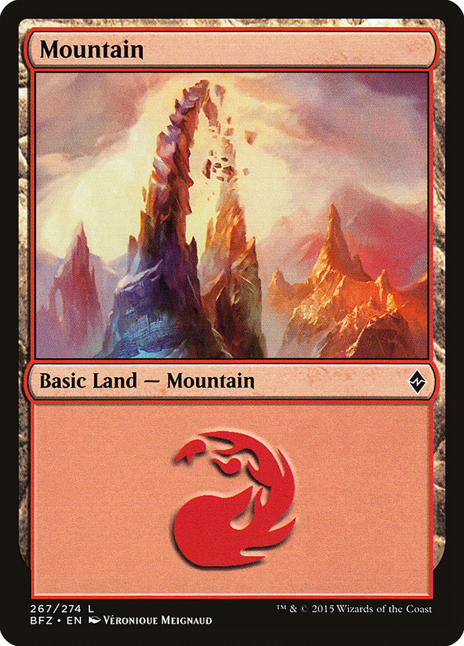 Mountain (267) [Battle for Zendikar] | Rock City Comics