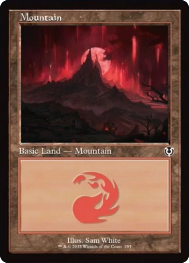 Mountain (295) (Retro Frame) [Innistrad Remastered] | Rock City Comics