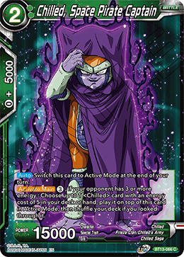Chilled, Space Pirate Captain (Common) (BT13-066) [Supreme Rivalry] | Rock City Comics