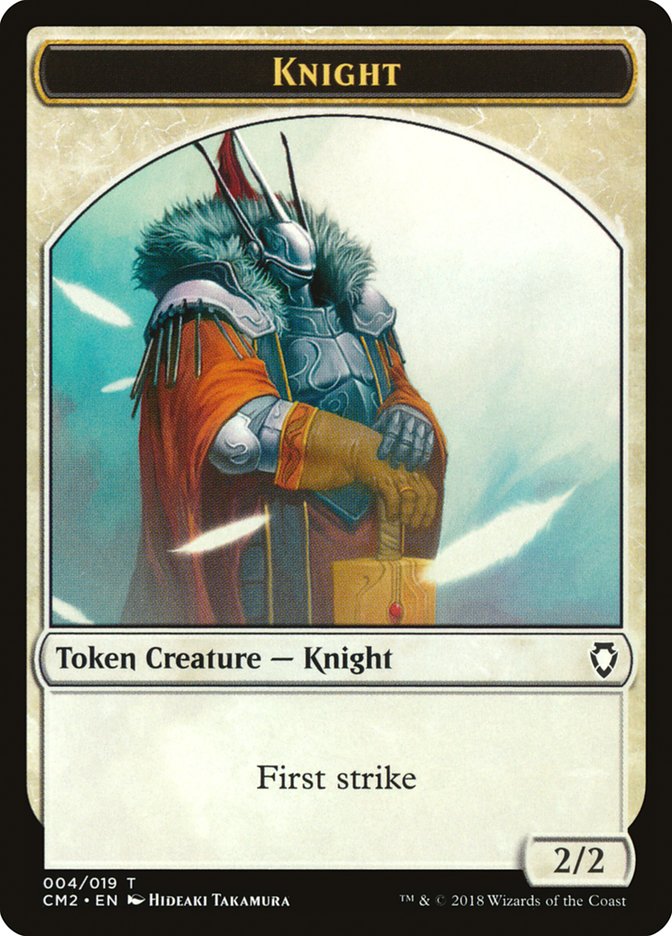 Knight Token [Commander Anthology Volume II Tokens] | Rock City Comics